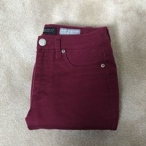 High waisted jeggings